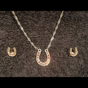 Sterling Silver Necklace and Earrings